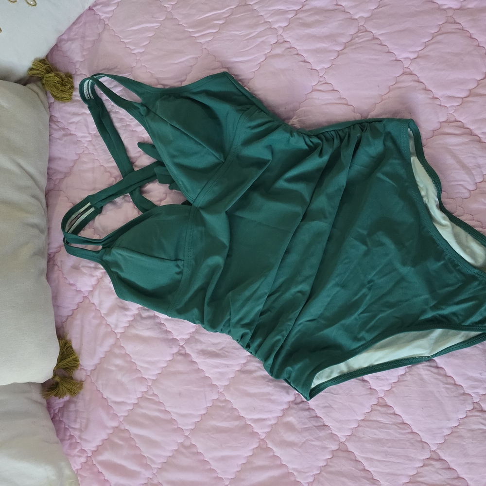 Cupshe Green One Piece Swimsuit
